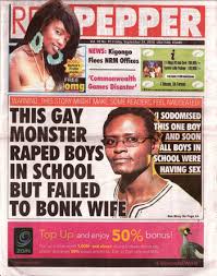 Uganda's Red Pepper tabloid,