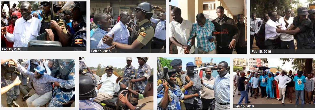 Besigye-arrests