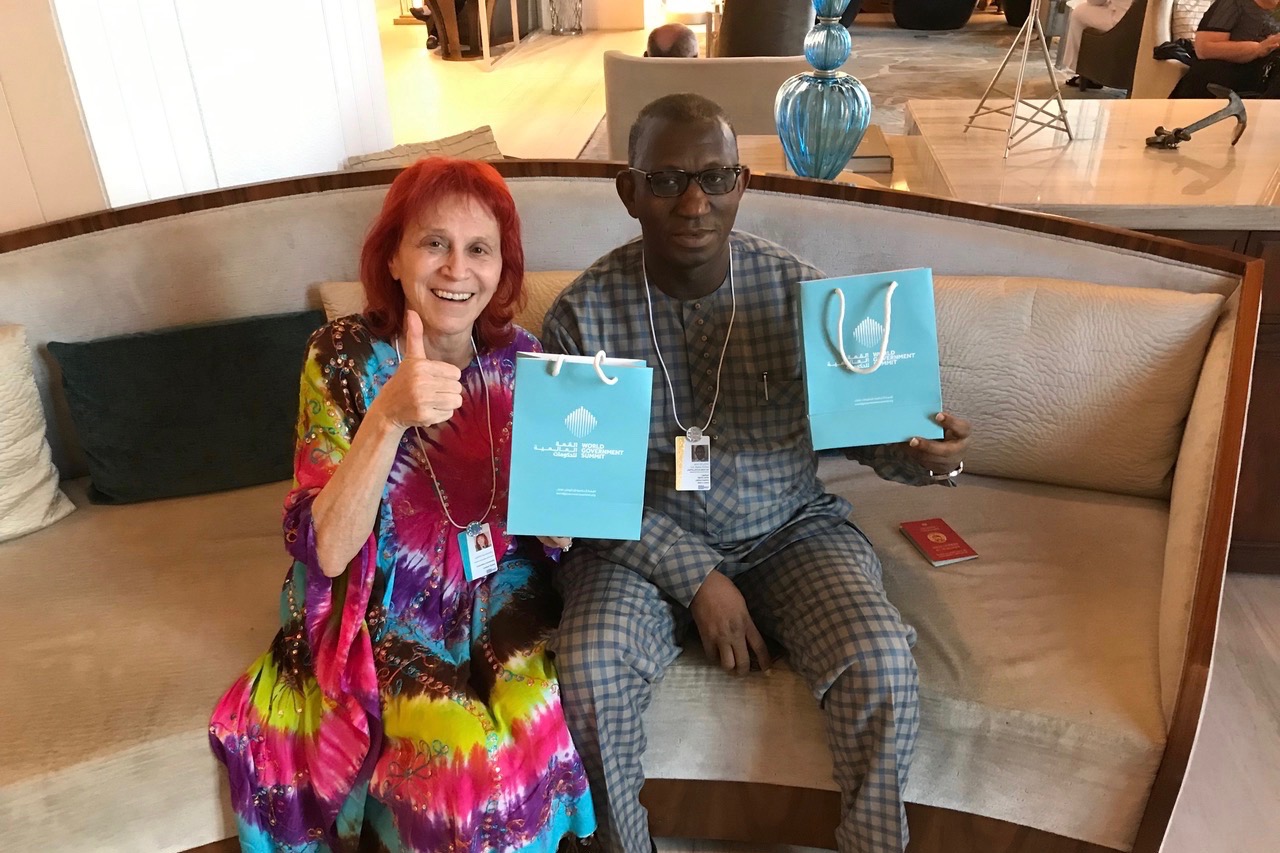 Dubai Sierra Leone DrJ and Minister Timbo