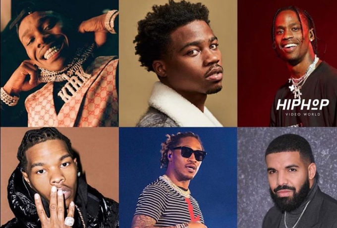 Future, who received 6 nominations. Lil Baby who received 4 nods. Beyoncé, DJ Khaled, Travis Scott, and Mustard each received