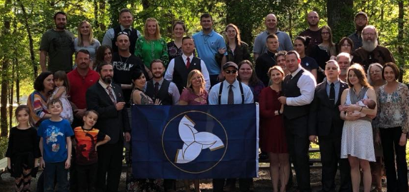 The all-white only Asatru Folk Assembly church group says they are a "warrior" religion for white people.