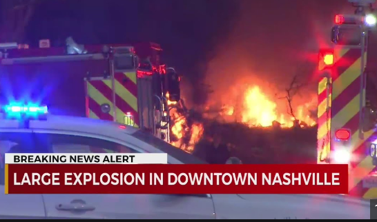 Christmas morning explosion in downtown Nashville that injured at least three people and damaged dozens of buildings was an int