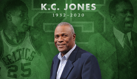 Boston Celtics point guard and head coach K.C. Jones