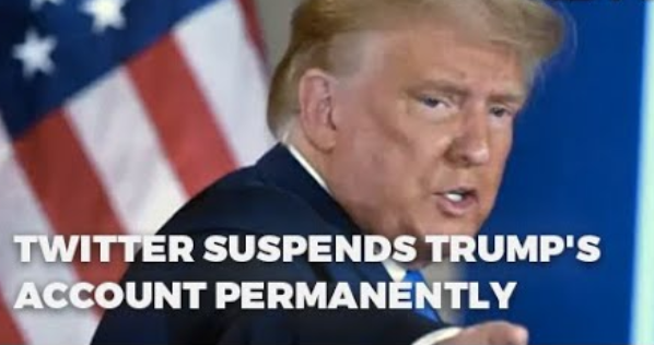 Trump's treasonous actions have even caused Twitter to permanently suspend Trump Twitter account.
