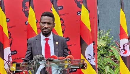 Bobi Wine Presumptive winner of Uganda's presidential election