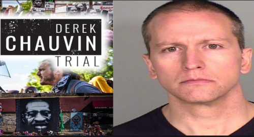 murder trial of former Minneapolis police officer Derek Chauvin, who is charged in the murder of George Floyd.