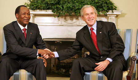 Compaore with Bush