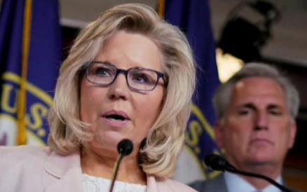 Liz Cheney is about to be removed from her leadership position by the craven corrupt careerists in the Trump Republican Party