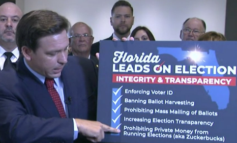 block new restrictive voting measures immediately after Gov. Ron DeSantis signed them into law