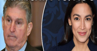 Rep. Alexandria Ocasio-Cortez (D-N.Y.) accused Sen. Joe Manchin (D-W. Va.) of supporting GOP "voter suppression"