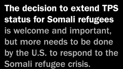 Alejandro N. Mayorkas announced an 18-month extension and re-designation of Somalia for Temporary Protected Status