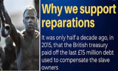 Caribbean nation said they are asking Great Britain to pay $10.6 billion (USD) in Reparations.