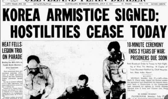 July 27, 2021 marks the 68th anniversary of the Korean War Armistice Agreement, a battlefield truce that temporarily halted comb