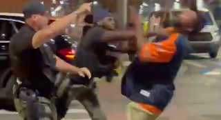 man who was punched by an officer so hard he was knocked to the ground