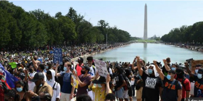 "March On for Voting Rights" in the nation's capital on Saturday.