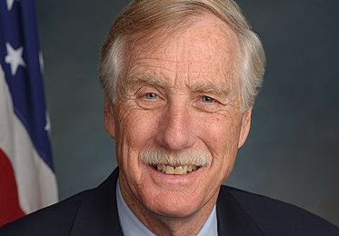 Sen. Angus King (I-Maine), a co-sponsor of the Freedom to Vote Act, the pared-down version of the For the People Act,