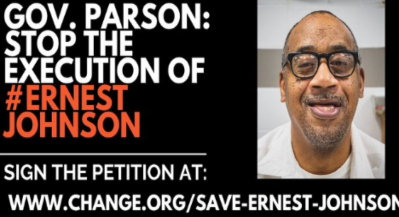 sent Missouri Governor Michael L. Parson a plea to stay the execution of Ernest Lee Johnson.