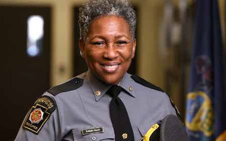 Lieutenant Colonel Kristal Turner-Childs as the first Black deputy commissioner of Staff for the Pennsylvania State Police (PSP)