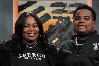 Trey Brown, the 15-year old founder and CEO of clothing brand Spergo