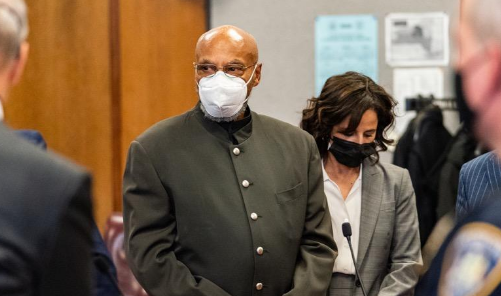 Muhammad A. Aziz (above in white mask yesterday, in Manhattan court)