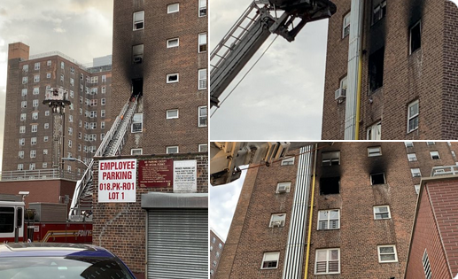 Fire in NYCHA Building Leaves One Dead