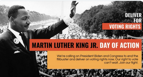 MLK Day voting rights mobilization