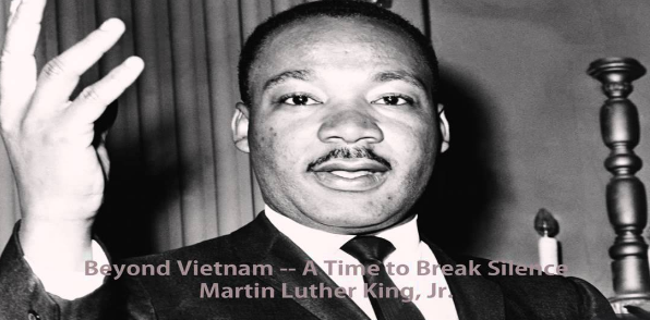 Black Star News, Dr. King's "Beyond Vietnam" speech, militaristic warmongering policies abroad, voter suppression against Black