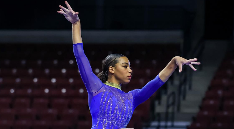 UCLA Bruins gymnast Margzetta Frazier