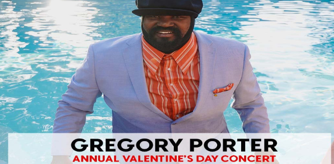 Gregory Porter will perform live at Kings Theatre in Brooklyn, NY on Saturday, February 12 for his annual Valentine’s Day