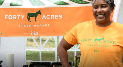 Elizabeth Abunaw, founder and CEO of Forty Acres Fresh Market