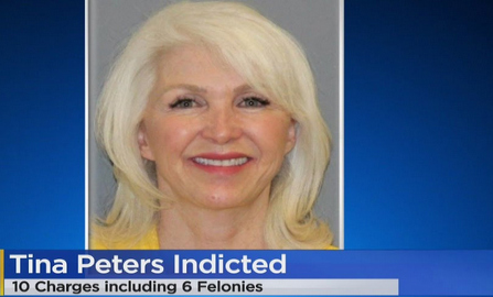 Republican candidate for office Tina Peters has been indicted for "election equipment tampering and official misconduct."