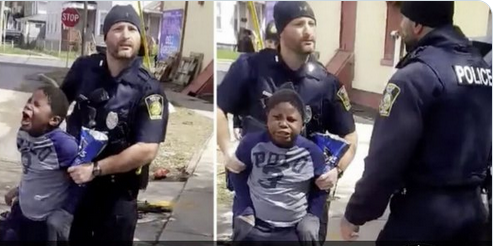 video of the interaction between members of the Syracuse Police Department and an 8 year-old little boy