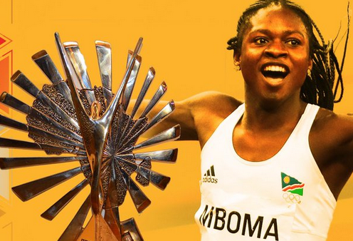 Mboma took the accolade after becoming the first Namibian woman to ever win an Olympic medal