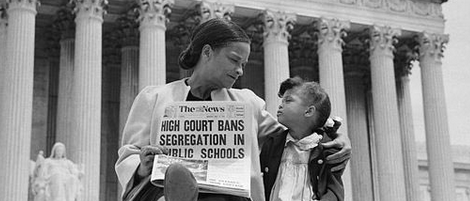 Today, most Americans think about the segregation-shattering 1954 Brown v. Board of Education decision