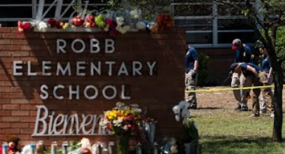 mass shooting Tuesday that left 19 children and two teachers dead at Robb Elementary School.