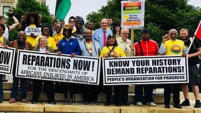 The Juneteenth March And Rally For Reparations, Justice & Democracy will be held Friday, June 17, 2022, 12:00 noon