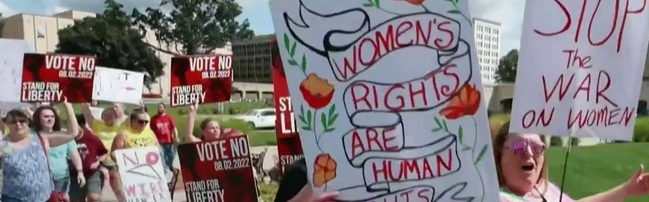 people of Kansas voted overwhelmingly to defend their right to abortion