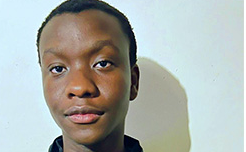 Utlwanang Mmeti, a 17-year-old student from South Africa