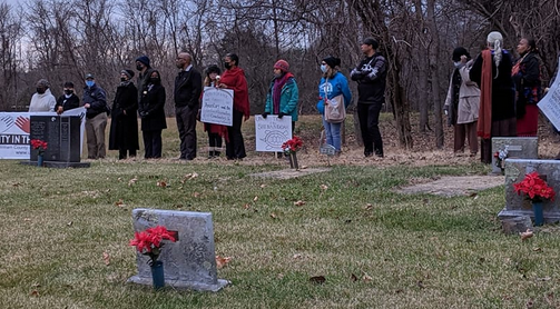 “We want to put a limelight on the precious folks in the cemeteries…Black cemeteries, Indigenous people cemeteries”