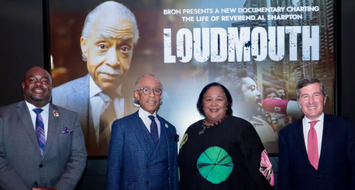 Rev. Al Sharpton, Founder and President of the National Action Network (NAN), Monday night lead a screening of Loudmouth