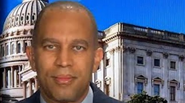 Rep. Hakeem Jeffries announcing his bid to become Nancy Pelosi's successor as House Democratic Leader