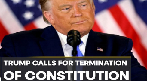 Trump’s statement is another grim reminder of his desire to destroy the Constitution