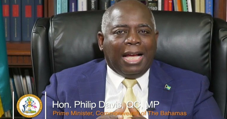 incoming Caribbean Community (CARICOM) Chairman Prime Minister Philip Davis of the Bahamas.