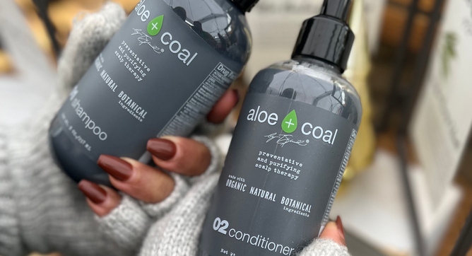 aloe + coal by T.Spruill, a botanical shampoo