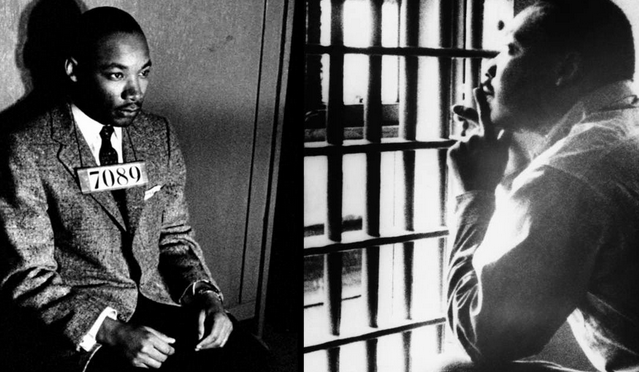 On April 12, 1963, Dr. King was arrested in Birmingham for not having an official permit.