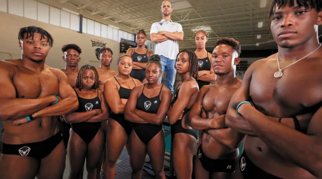 Howard University’s men and women’s swim and dive team