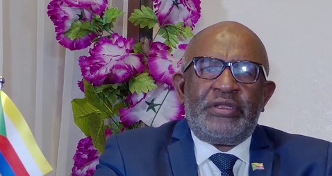 H.E Azali Assoumani, President of the Union of Comoros, as the new Chairperson of the African Union for the year 2023.