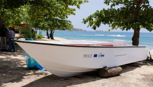 OECS Delivers Boat To Seamoss Farmers In Dominica