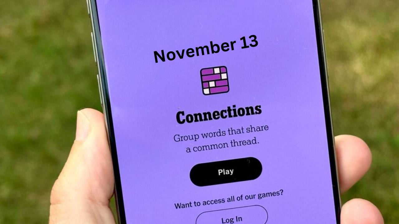 NYT Connections Hints And Answers 13 Nov 2024