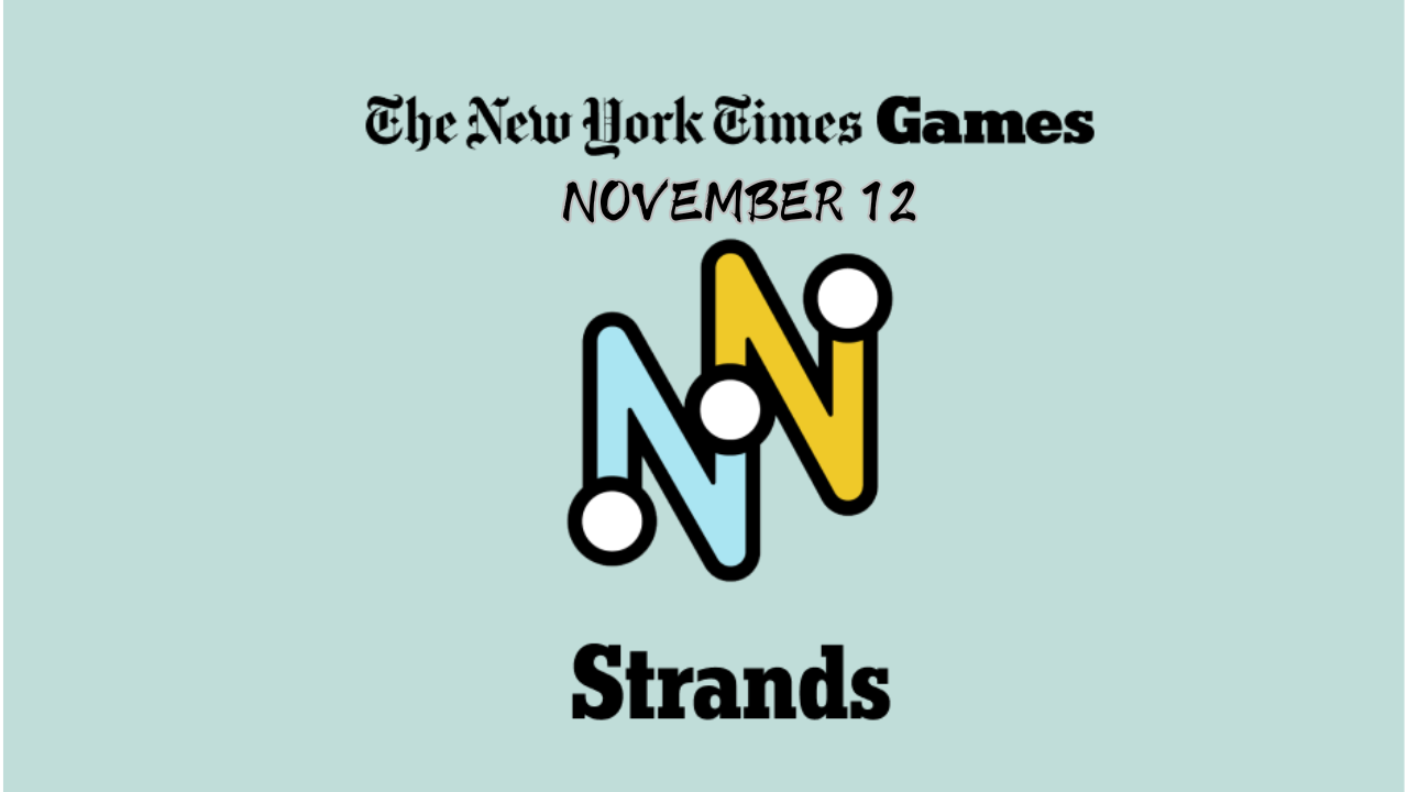 Today's NYT Strands Hints, Answers and Themes for Nov 12, 2024 #254